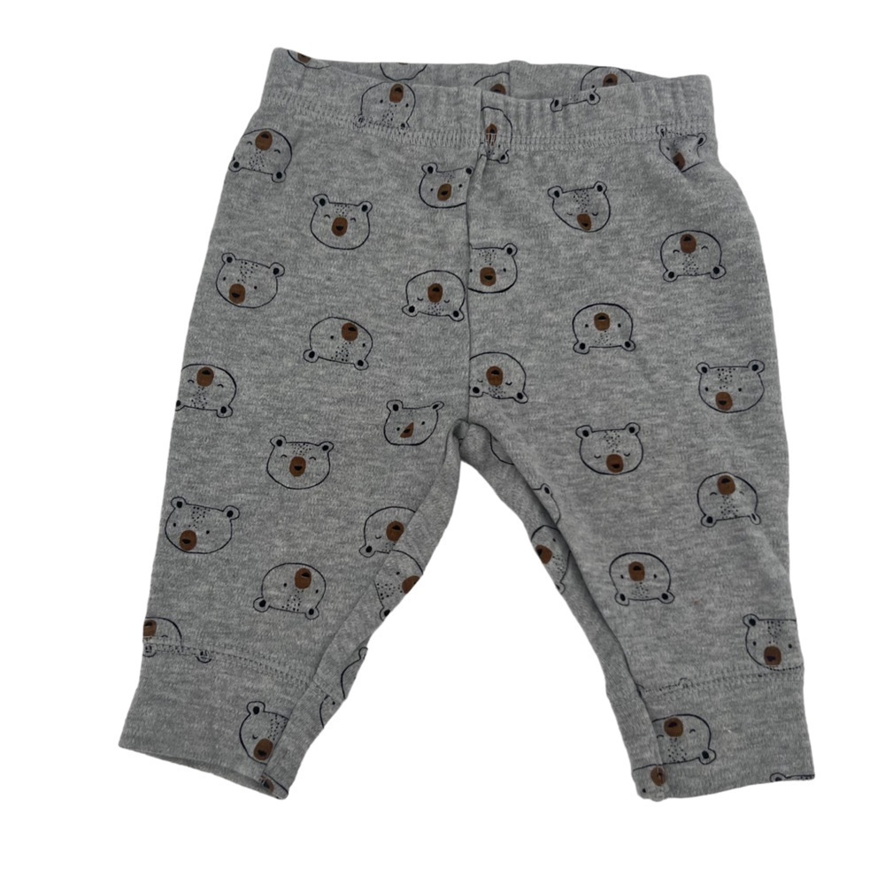 Carter’s Gray Bear Print Joggers Size 3 Months